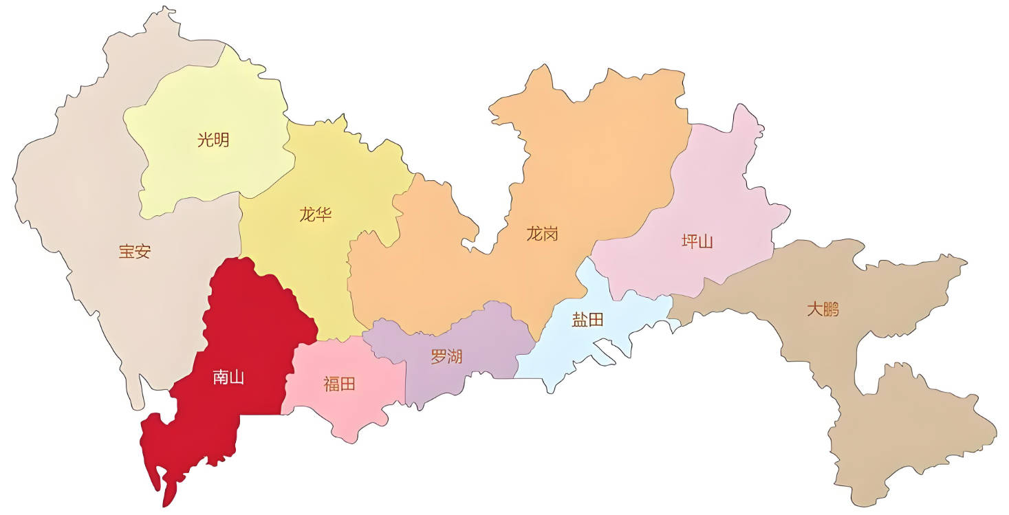 公司业务覆盖区域地图，显示在中国各省市的业务分布